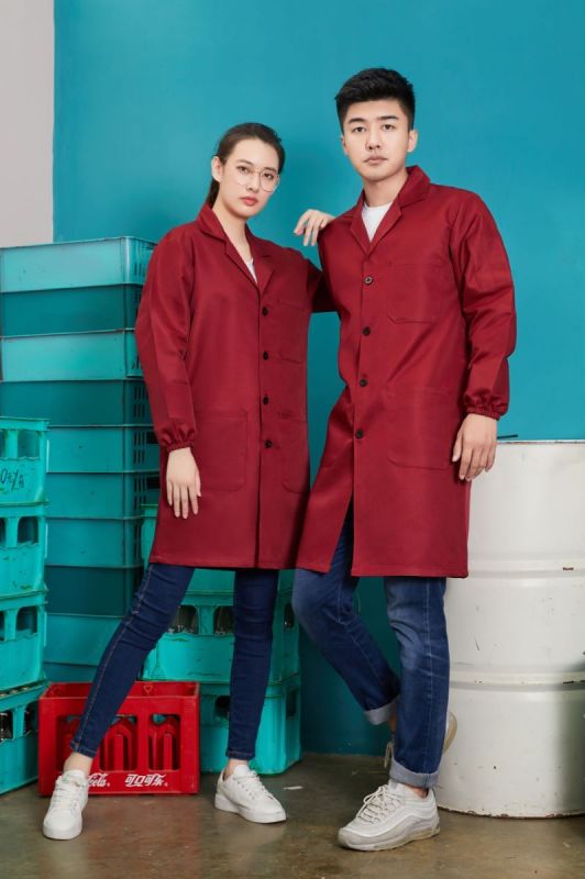 滌絲磨毛全色大褂